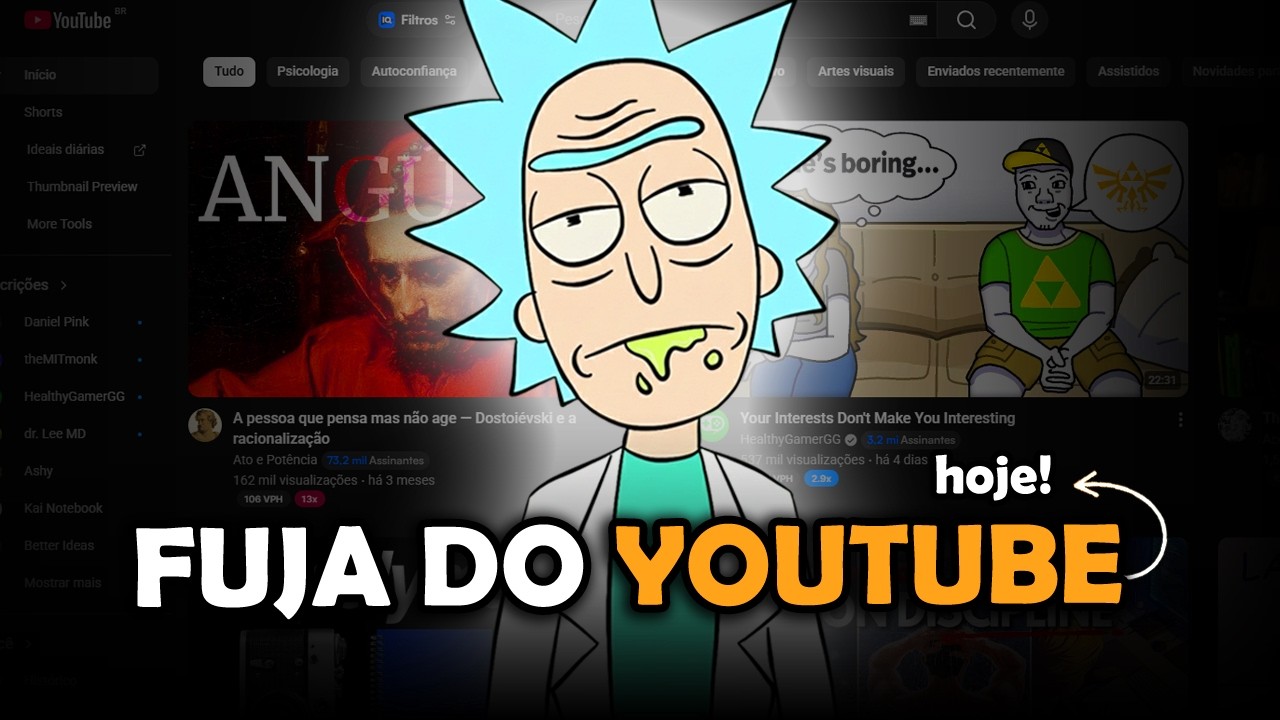 Por Que Você Deveria Parar de Assistir Youtube (sim, inclusive este vídeo)