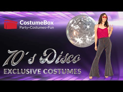 Rainbow Sparkle Disco Fever Flares & Sexy Thang Ruby Sparkle Disco Shirt