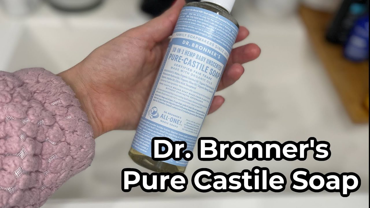 In Hand Review of Dr. Bronner's Pure Castile Liquid Soap - YouTube