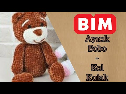 Bim Amigurumi Kiti Ayıcık Bobo Yapımı Part-2 Kol, Kulak #amigurumi #handmade #crochet #bim