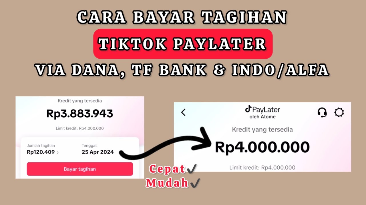 TERBARU CARA BAYAR TAGIHAN TIKTOK PAYLATER VIA DANA TF BANK INDO terbaru-cara-bayar-tagihan-tiktok-paylater-via-dana-tf-bank-indo