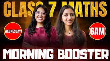 Class 7 Maths Onam Exam Morning Booster | Exam Winner