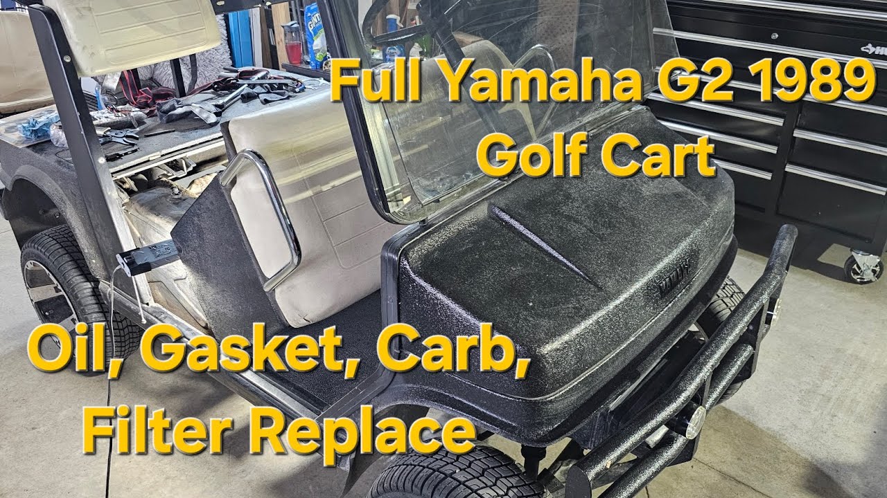 Full Guide to Yamaha G2 Golf Cart Detailed Install Gaskets and more!!!!