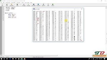 Assembly Language Programming 14 || Lowercase to Uppercase Omit error checkig