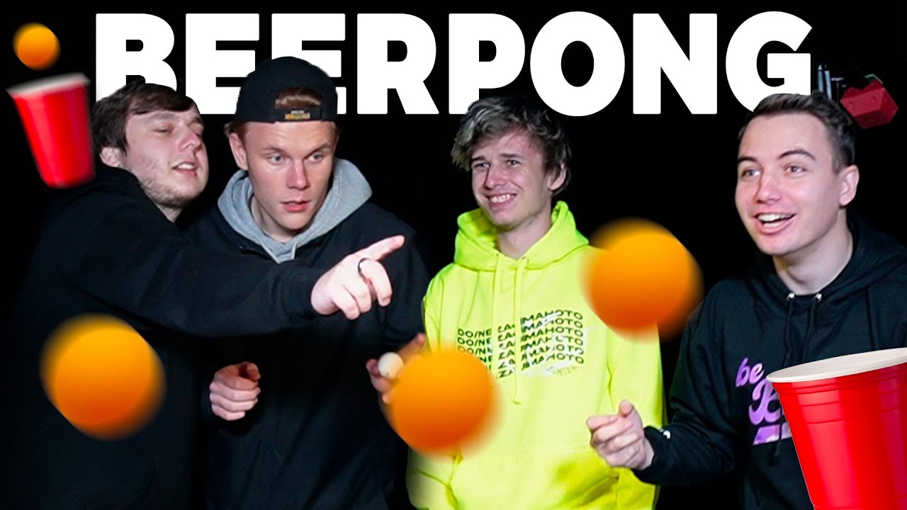 HRAJEME BEERPONG!😂 | @Morryeej@BowTeaG@tady_lukas
