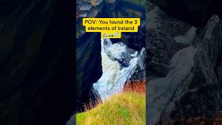POV: You found the 3 elements of Ireland 🌊🏔️💦 #DashNomad #IrelandTravel #waterfalllover