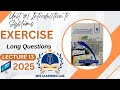 Lec 13"Exercise Long Questions" Computer Science Class 9 Unit 1