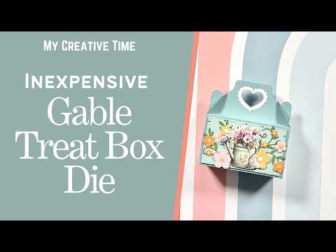 This Inexpensive Gable Box Treat Box Holds So Much! | My Creative Time | #mycreativetime