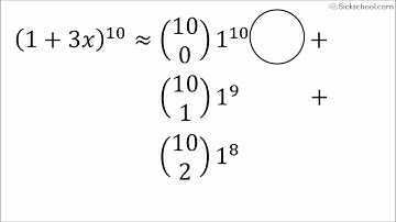 Binomial expansion using nCr