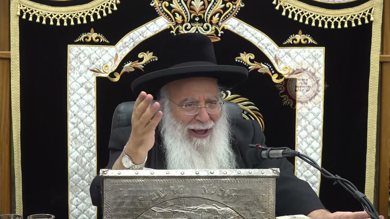 אנגליתParacha ki-tetze hebdomadaire de la Torah Rabbi Benyahu Shmueli Shalita