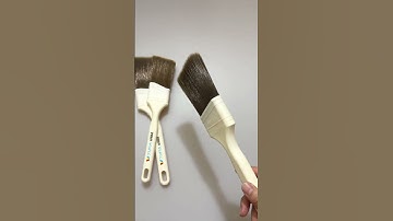 High-quality angled paint brushSmooth painting, no shedding! #paintbrush #angledbrush #paintingtools