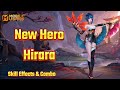 New Hero Hirara Skill Effects &amp; Combo Revealed! 😱 #Mlbbnewherohirara2026