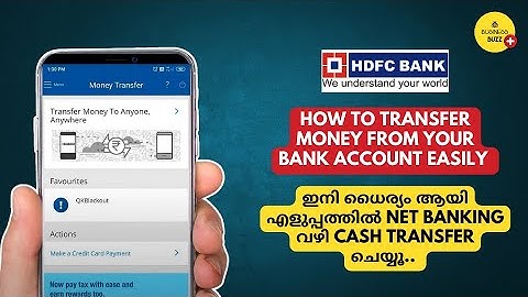 🚀 Learn How to Transfer Money Through HDFC Net Banking Easily Malayalam! 💰💻