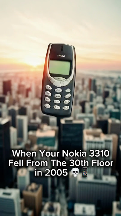 When Your Nokia 3310 Fell From The 30th Floor in 2005 💀📱#memes #short #nokia