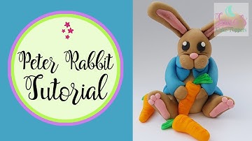 Peter Rabbit Fondant Cake Topper Tutorial