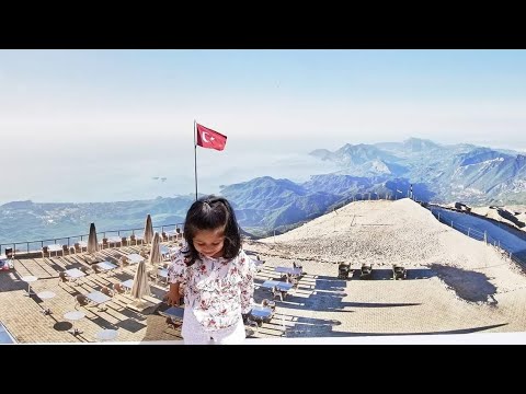 Olympos Teleferik Tahtali 2365m Kemer, Antalya Turkey 2018 4K 🇹🇷