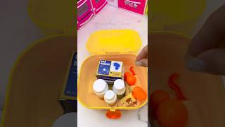Satisfying With Unboxing Doll Family Medicine Box Toy Set, Asmr Video