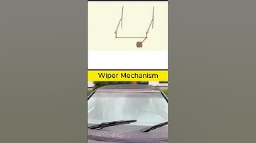 How Car Wiper Mechanism Works  | Engineering Explained #shorts  #viralvideo #mechanical #automobile