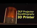 DLP Projector Stereolithography 3D Printer
