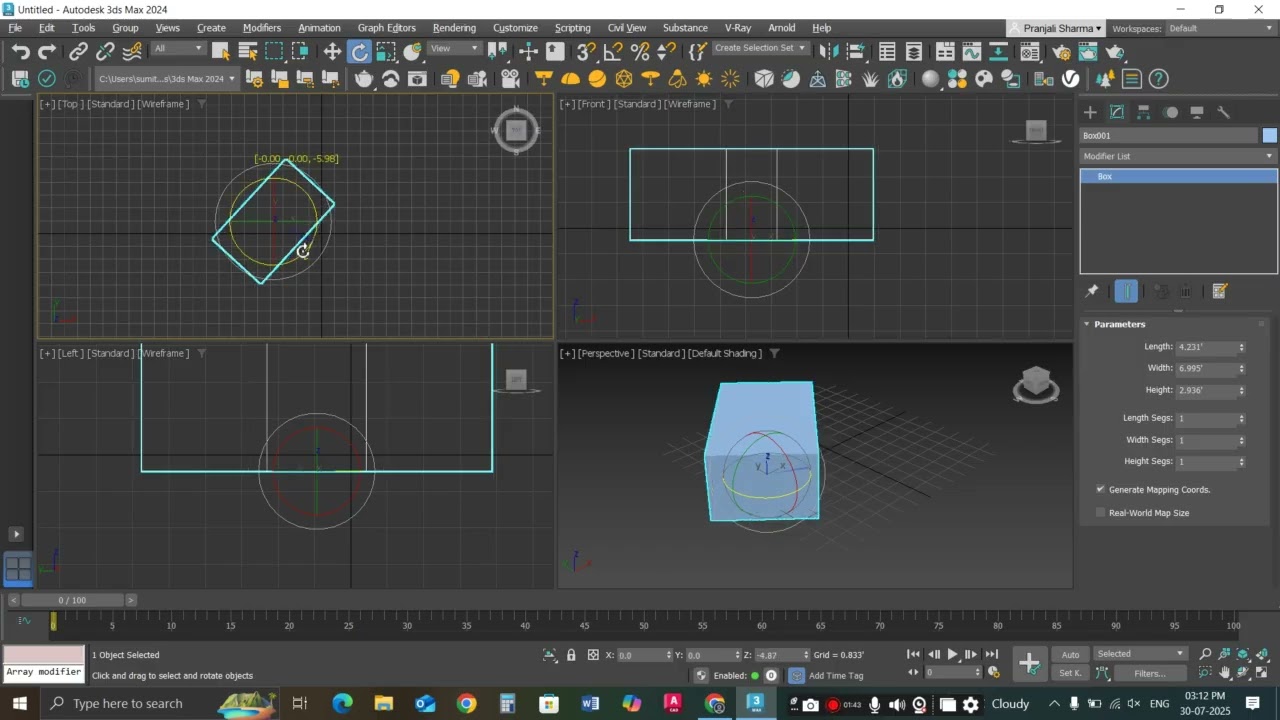 3DS Max Training | Commands Explained: Move, Rotate, Scale