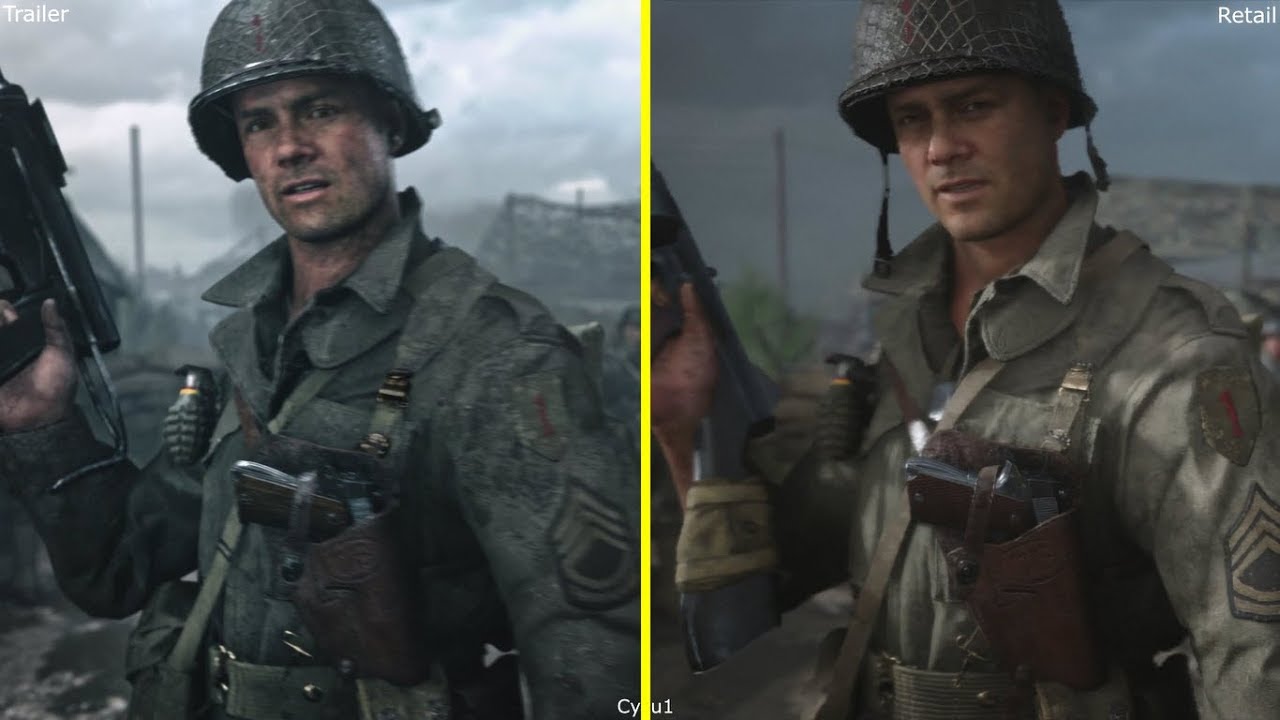 Call of Duty WWII: tráiler de presentación frente a la final