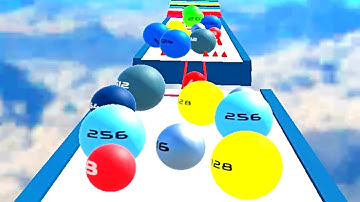 Rolling Ball Run 2048 Game ! All Levels Gameplay (8-12) android, ios