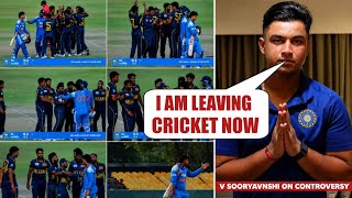 Vaibhav Suryavanshi Response on His Fight with Srilankan Players Today During IND A vs SL A Match 