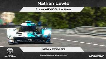 iRacing - 24S3 - Acura ARX-06 - IMSA - Le Mans - NL