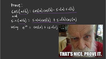 Proving Compound Angle Formula for Sin and Cos using Euler