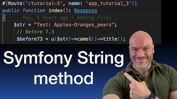 Symfony heeft een nieuwe stringmethode