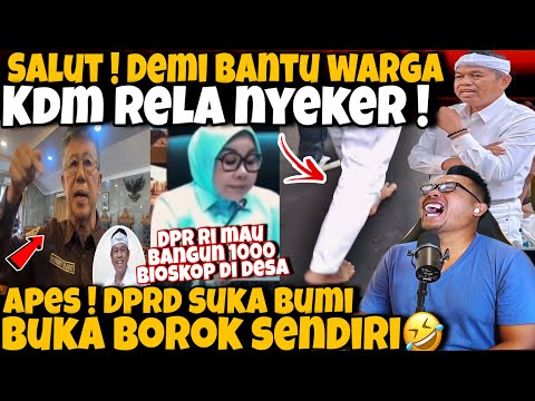 ED4N‼️KDM RELA NYEKER DEMI BANTU WARGA KEN4 MUSIBAH-DPRD SUKA BUMI APES BUKA BOROK SENDIRI🤣