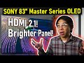 Sony Unleash 83-inch A90J Master Series OLED TV with HDMI 2.1 & Brighter Panel