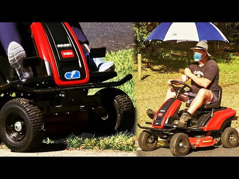 Toro's BATTERY POWERED Ride-On Mower | First Impressions Review