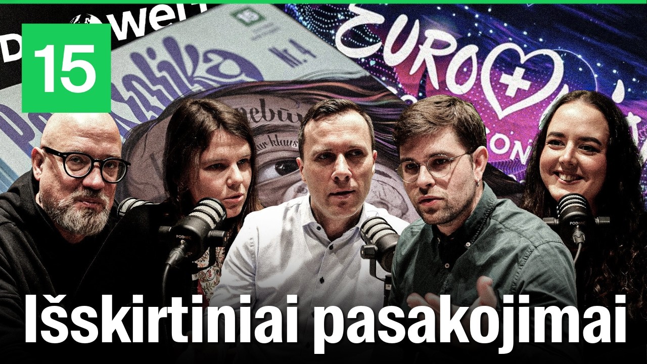 REDAKCIJOS VINYS: Eurovizijos paslaptys, patarimai Knygų mugėje ir užsieniečiai 15min redakcijoje