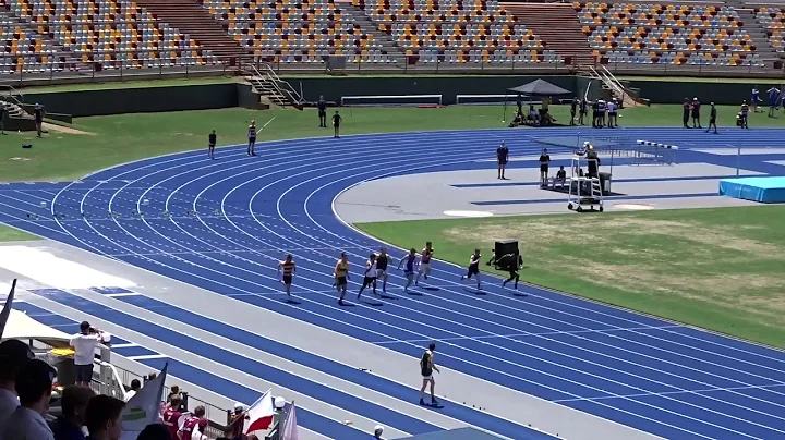 100m Open Boys Div 1,  2018 AIC Track & Field Cham...