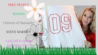 FREE PEOPLE | MANGO & more Spring inspired Haul