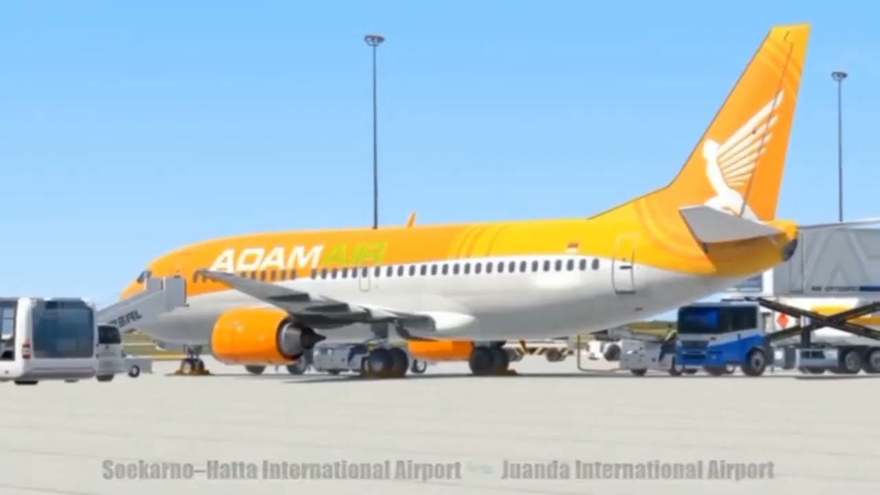 Adam air flight 172 - Crash animation