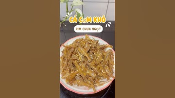 Cá cơm khô rim chua ngọt - món ngon ăn cùng cơm nhà #cooking #comnha #xuhuongyoutube