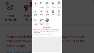 How to Search Train Ticket in IRCTC App screenshot 1