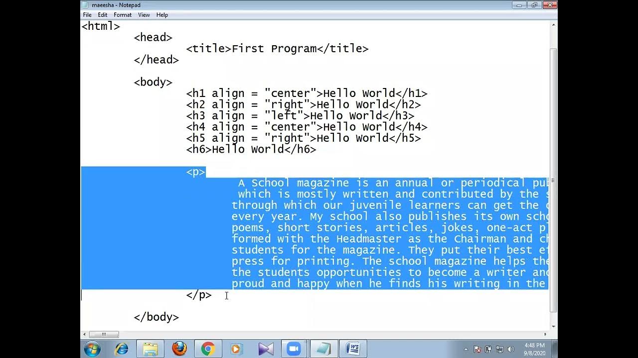 HTML Text Formatting Tag YouTube html-text-formatting-tag-youtube
