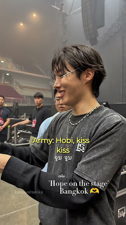 J-hope cute imitating Army in Bangkok 😅🫶 #hos_tour #hopeonthestage #btsjhope