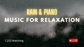 Hanging Plant in Pot - Relaxing Piano Music | Rain Sounds  [Calming music good for relaxing]