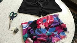 1 Dakikada Şort Dikimi - DIY ONE MINUTE FOR SHORT