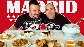 Probando COMIDA TÍPICA de MADRID y FLIPANDO con el COCIDO y @SezarBlue !