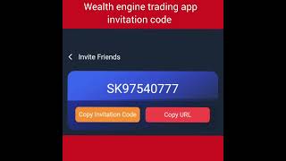 Wealth engine trading app invitation code group:https://chat.whatsapp.com/JLbcpSSSRqk50YnElNK9G8