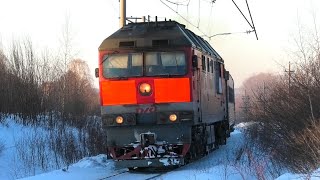 Тэп70-0526 С Пригородным Поездом Алапаевск - Екатеринбург-Пасс.