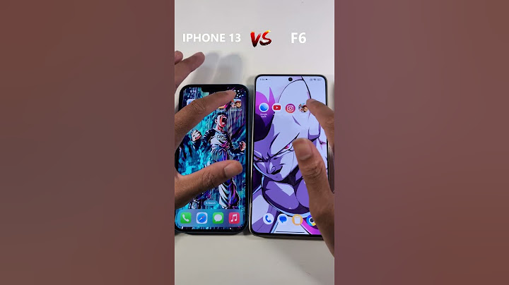 iPhone 13 VS Poco F6 Speed Test