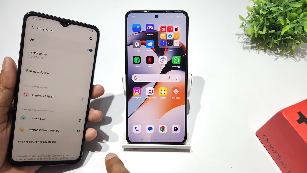 how to connect bluetooth tethering in oneplus 11r 5g | oneplus 11 5g bluetooth settings kaise kare