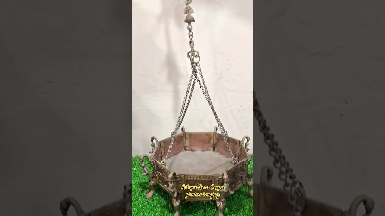 Antique Brass Copper Planters