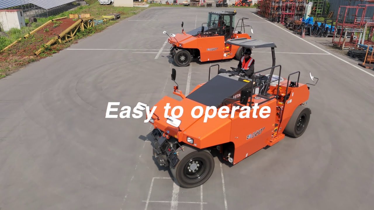ZC220P-7 Pneumatic Tired Roller Promotion Video - YouTube